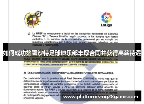 如何成功签署沙特足球俱乐部丰厚合同并获得高薪待遇