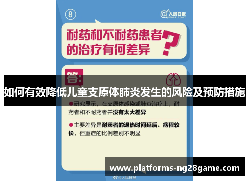 如何有效降低儿童支原体肺炎发生的风险及预防措施