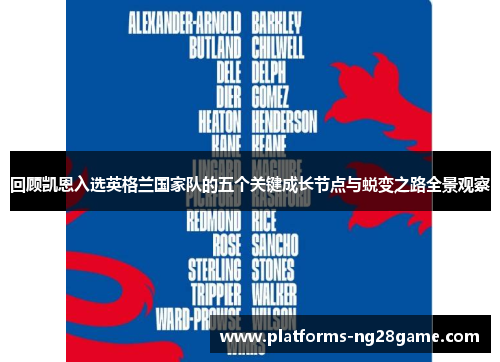 回顾凯恩入选英格兰国家队的五个关键成长节点与蜕变之路全景观察 回顾凯恩入选英格兰国家队的五个关键成长节点与蜕变之路全景观察